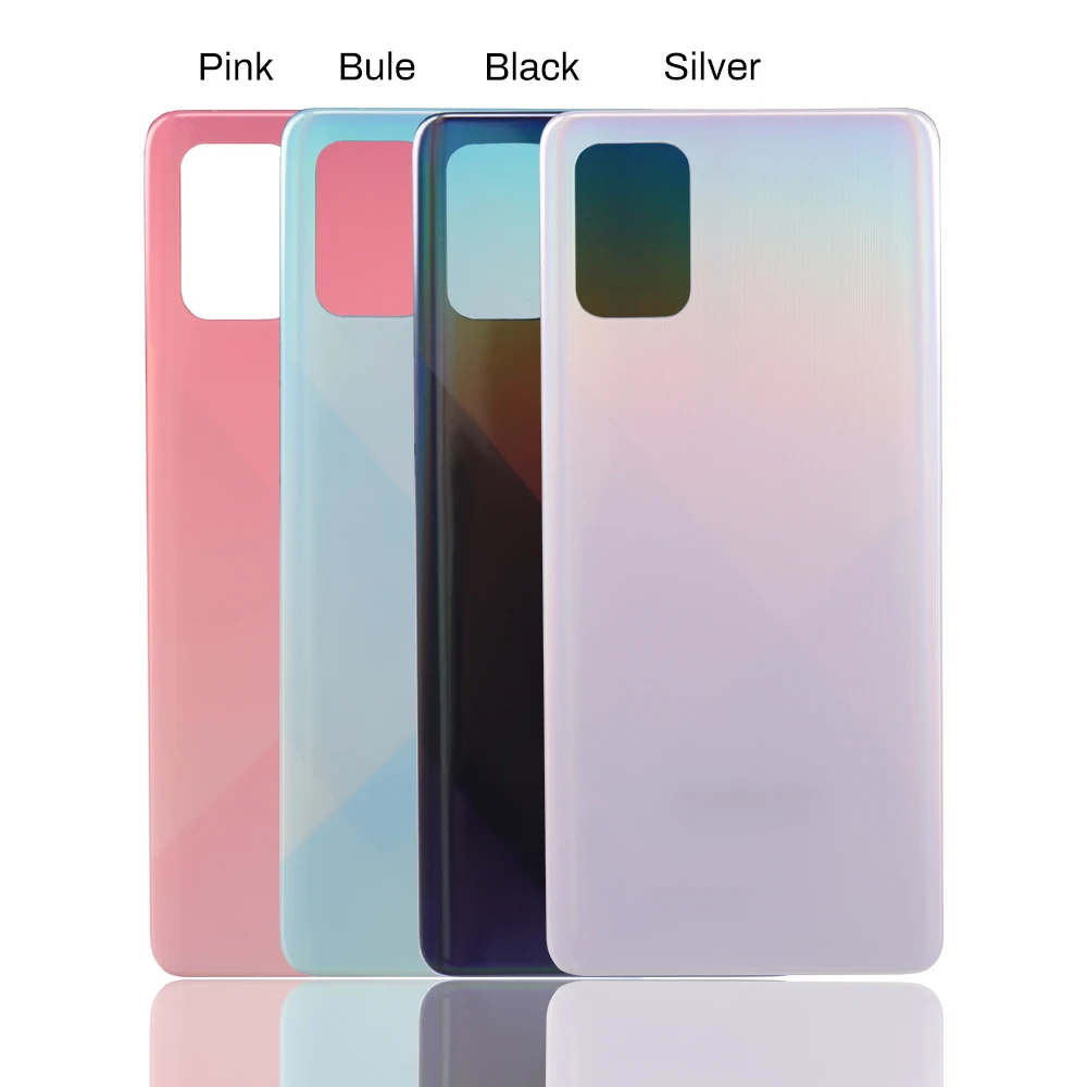 

New Arrival 6.7 Inch Mobile Phones Back Battery Cover Housing for Samsung Galaxy A71 Battery Cover, Black/white/blue/pink