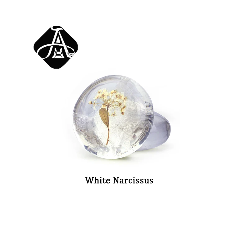 

AH Amino Acid White Narcissus Transparent Crystal Handmade Petals Soap