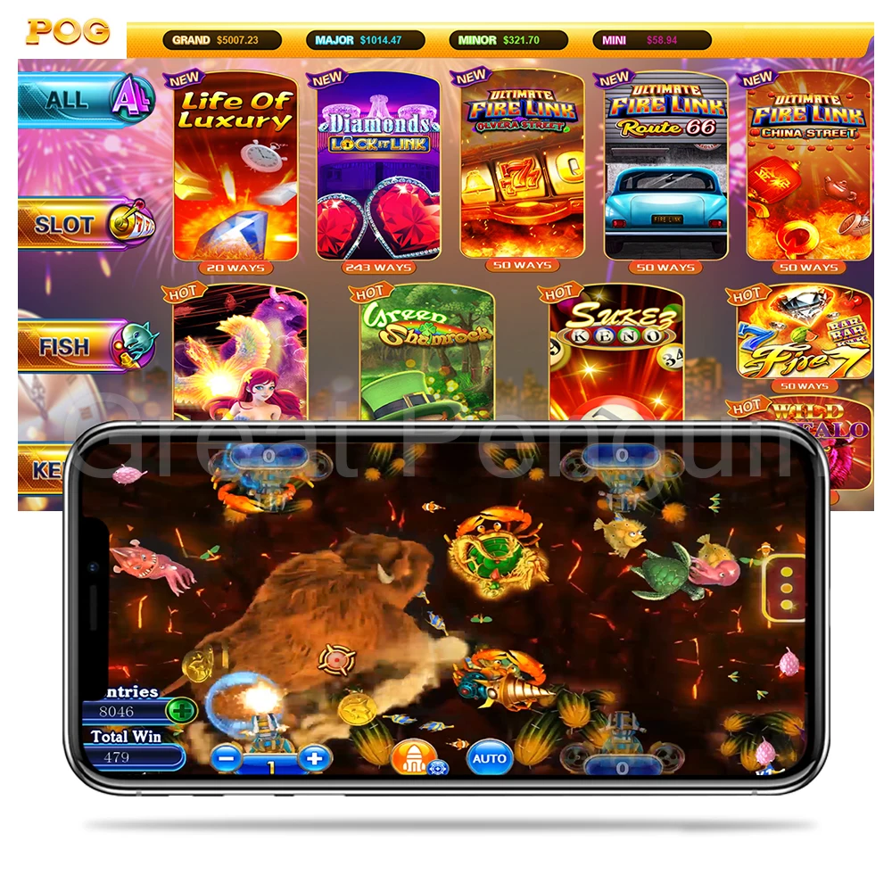 

POG 2022 Popularity Fish Gambling Software Slot Game App Online Casino Games