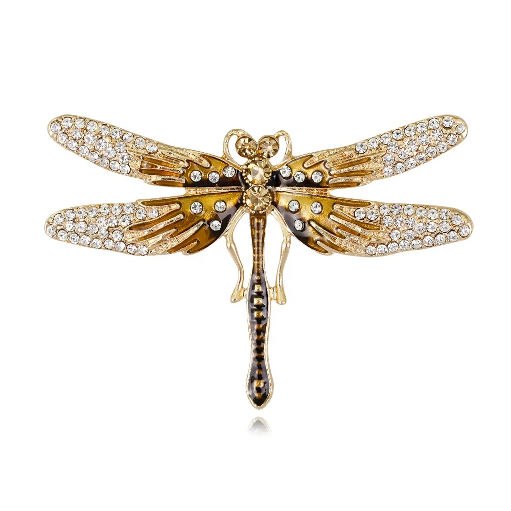 

Retro Elegant Fashion Creative Insect Alloy Dragonfly Brooch