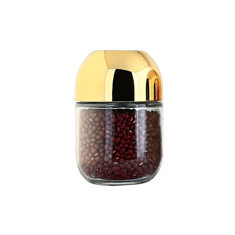 

Sealed Storage Glass Jar, Seasoning Bottle storage Bottle, Tea Dried Fruit And Grain Storage Canister, As picture