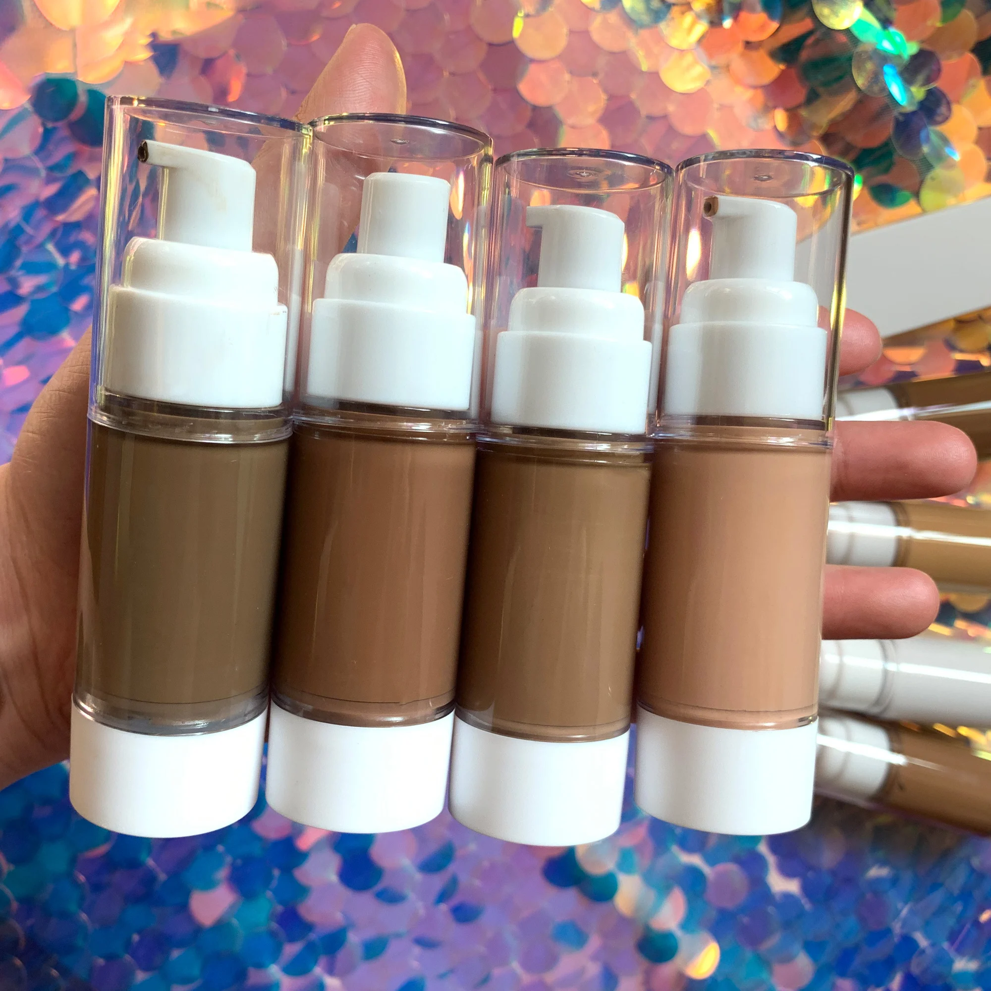 

popular low moq private label Make Your Own Brand Makeup Waterproof Liquid Foundation