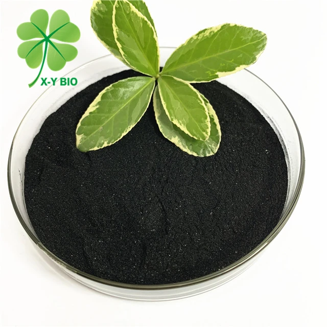 
Best Selling high quality 100% Solubility Shiny Potassium Humate Powder 