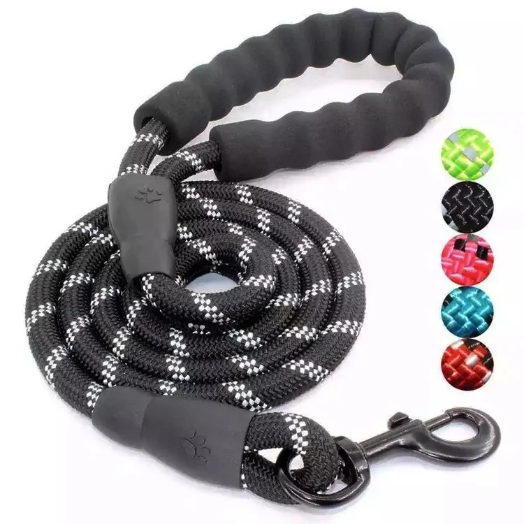 

Printing Customized Reflective Comfort Heavy Duty Webbing Large Big Nylon Pet Leashes