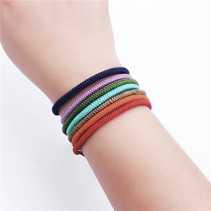 

Inspirational Hawaiian Adjustable Macrame Cicret Handmade Jewelry Wholesale Women Colorful Macho Femme Rope Paracord Bracelets