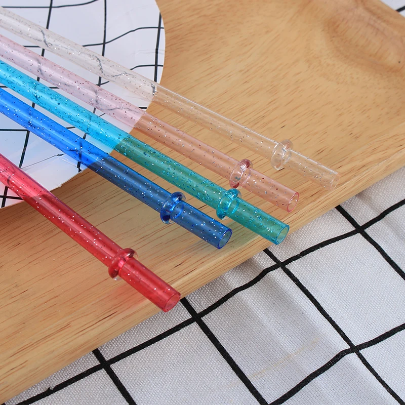 

Eco Friendly Plastic Straws Drinking Straws Reusable Glitter Straws Plastic, Customized