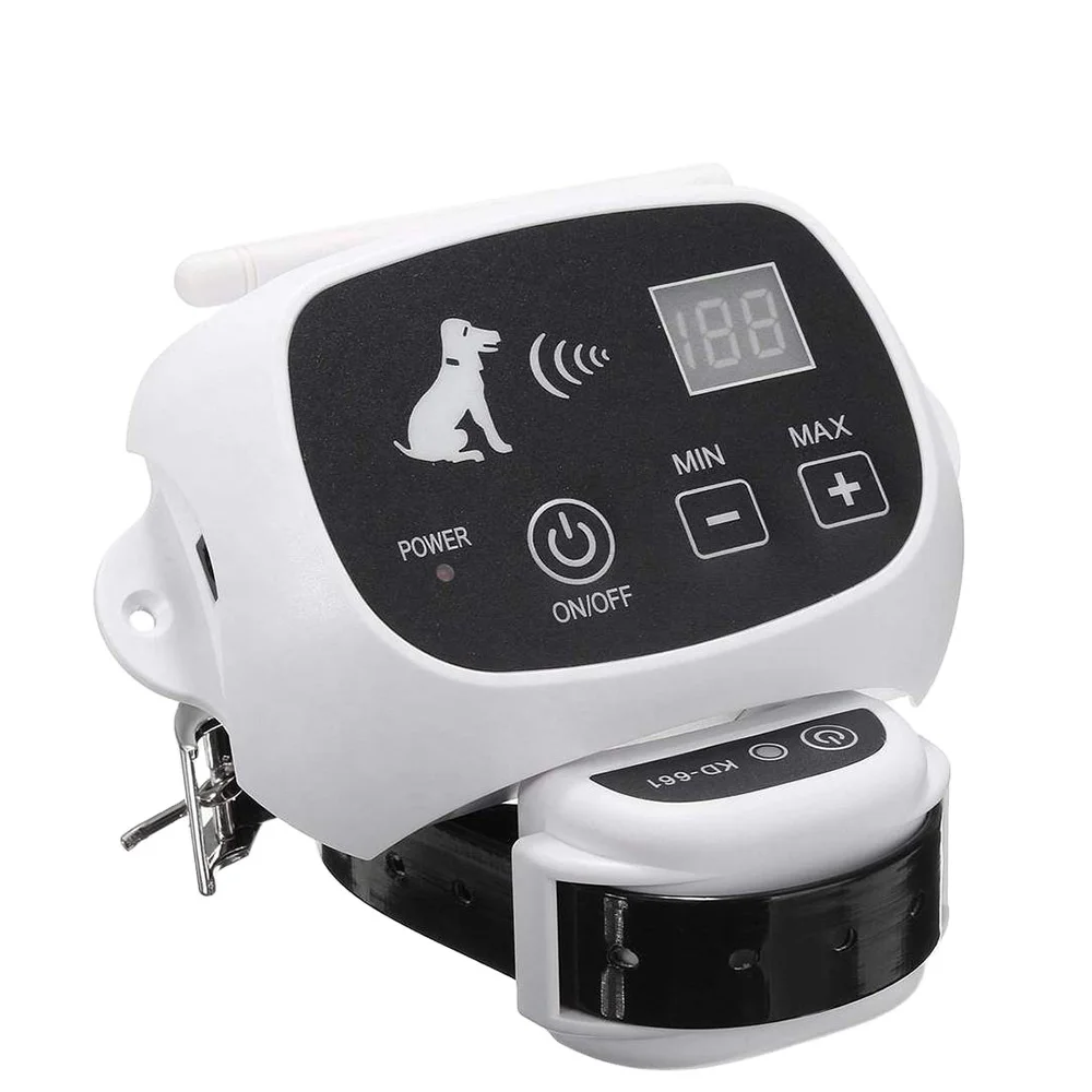 

dog shock collar outdoor dog fence 500 meters electronic wireless dog fence, White