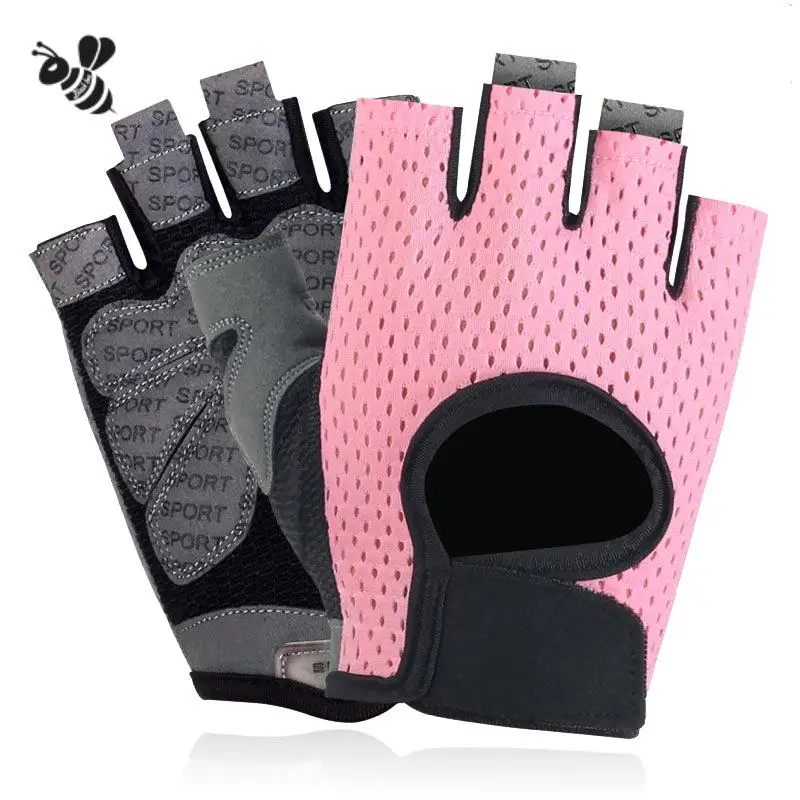 

Half finger fitness sports motorcycle/mtb riding gloves weight lifting gym gloves for men