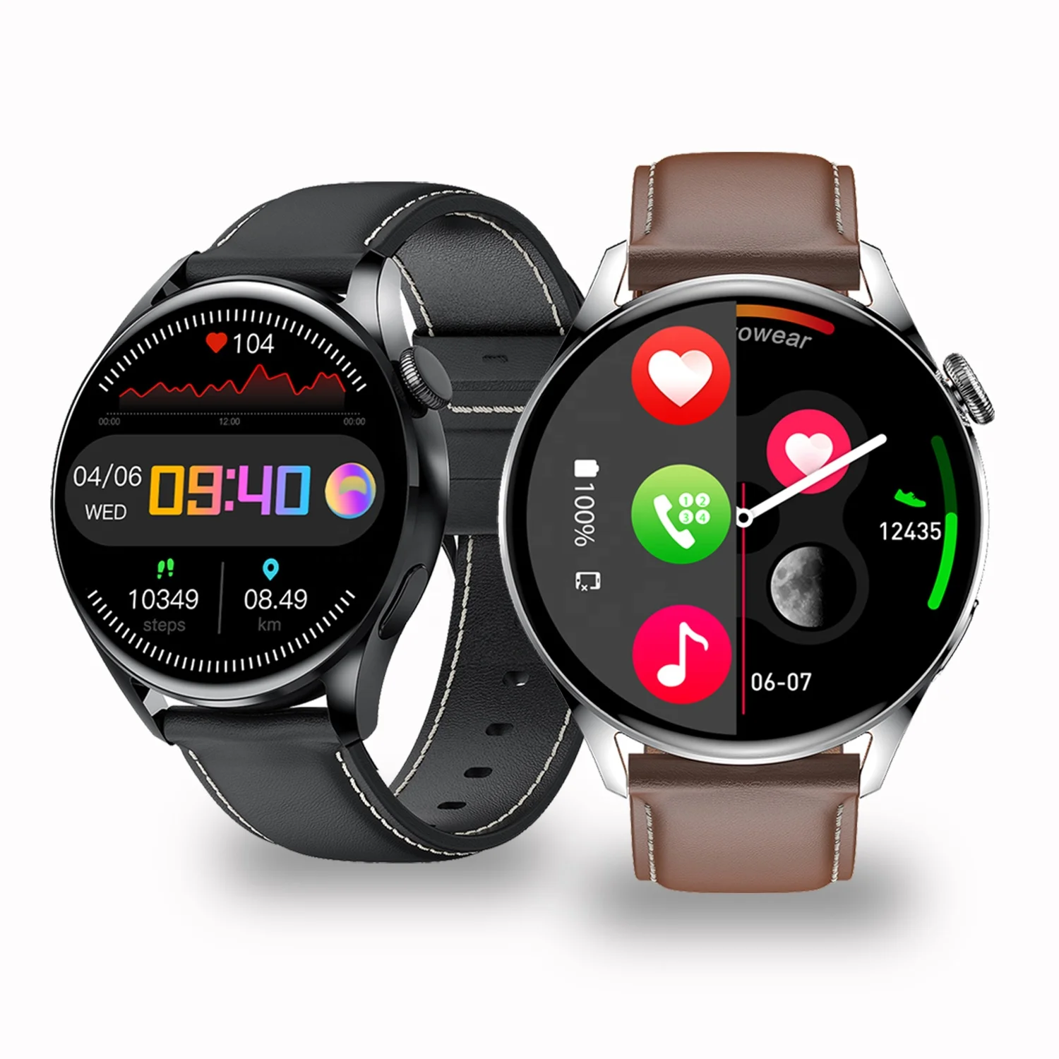 

Latest Design Smart Watch Wear 3 Pro Music Play 330MAH Large Battery Reloj Smart Watch Rotate Button Wear3 Pro