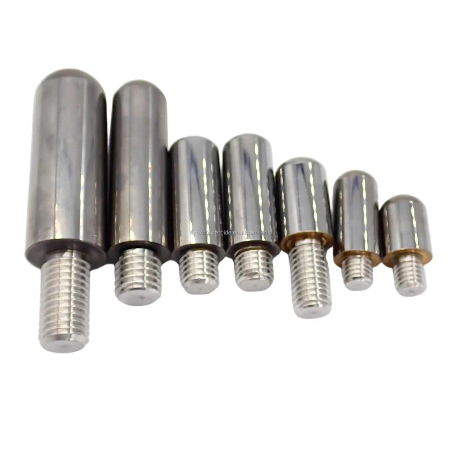 Cemented Carbide Peg in Bead Mill OEM Customizable Tungsten Carbide Threaded Grinding Pin for Sand Mill Steel Welding Factory