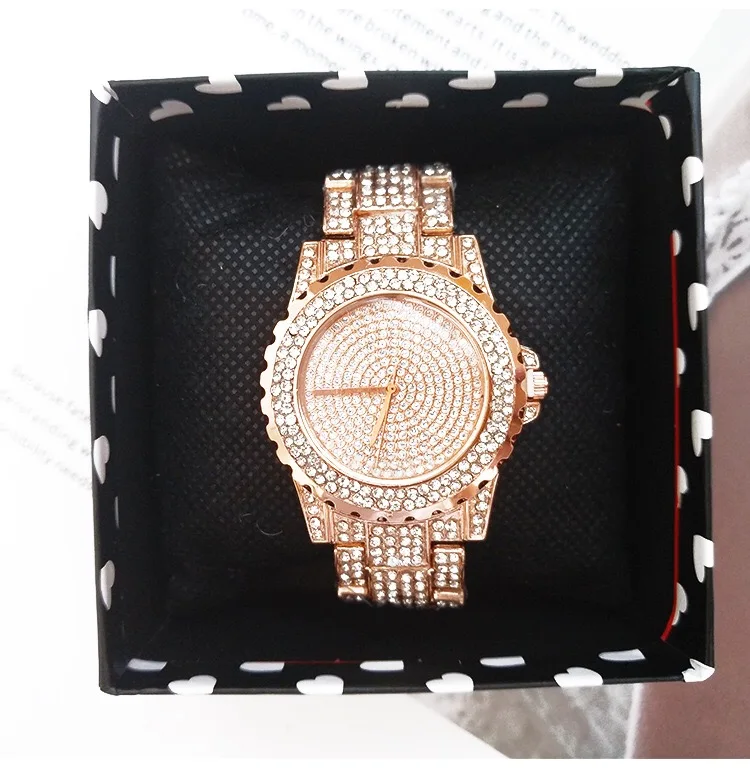 

Hiphop iced out gold full diamond watch mens diamond watches hip hop hip hop diamond watch