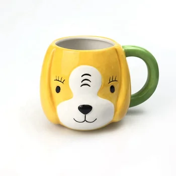 3d dog mug