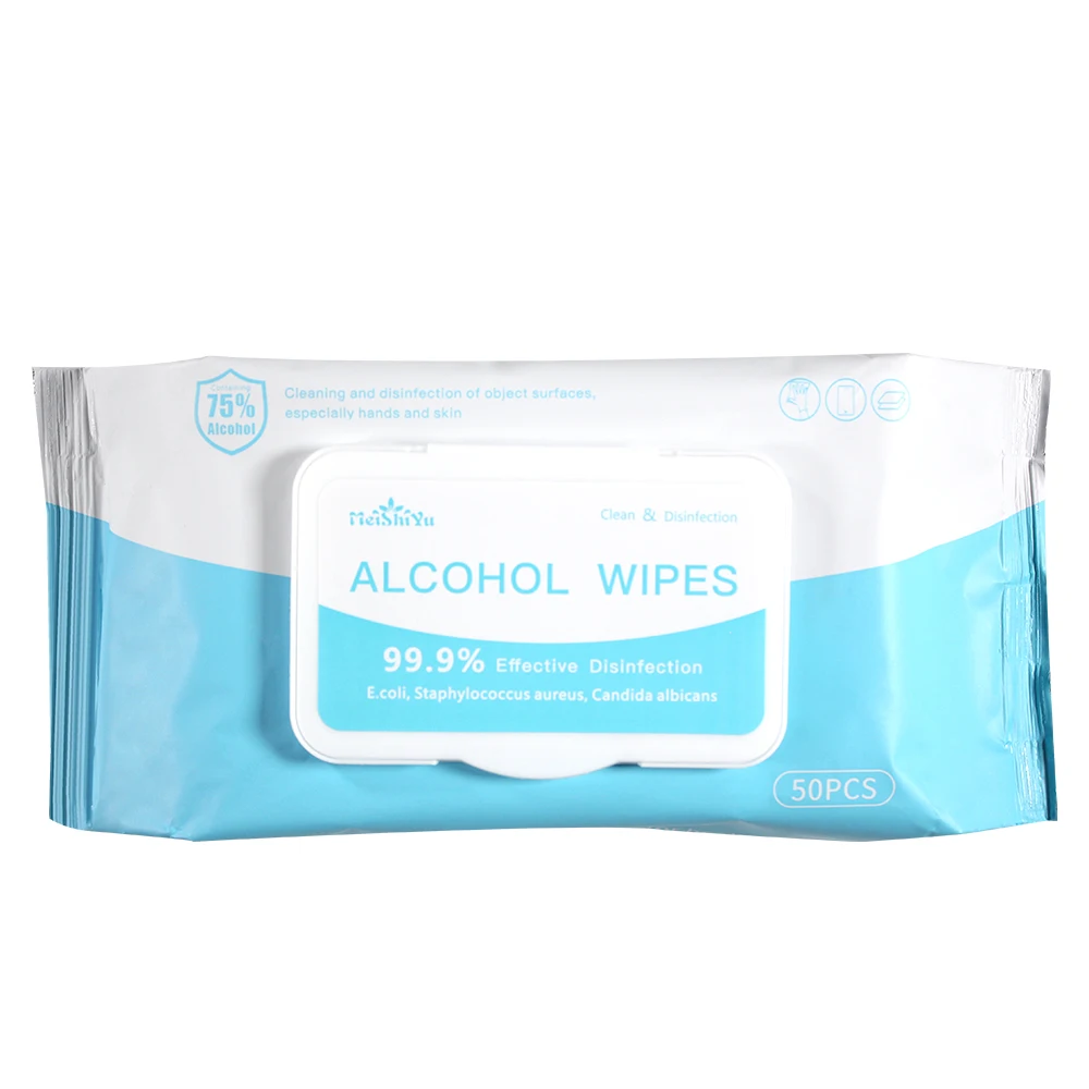 

75% Alcohol wet wipes sanitizing wipes kill 99.9% of viruses bacteria
