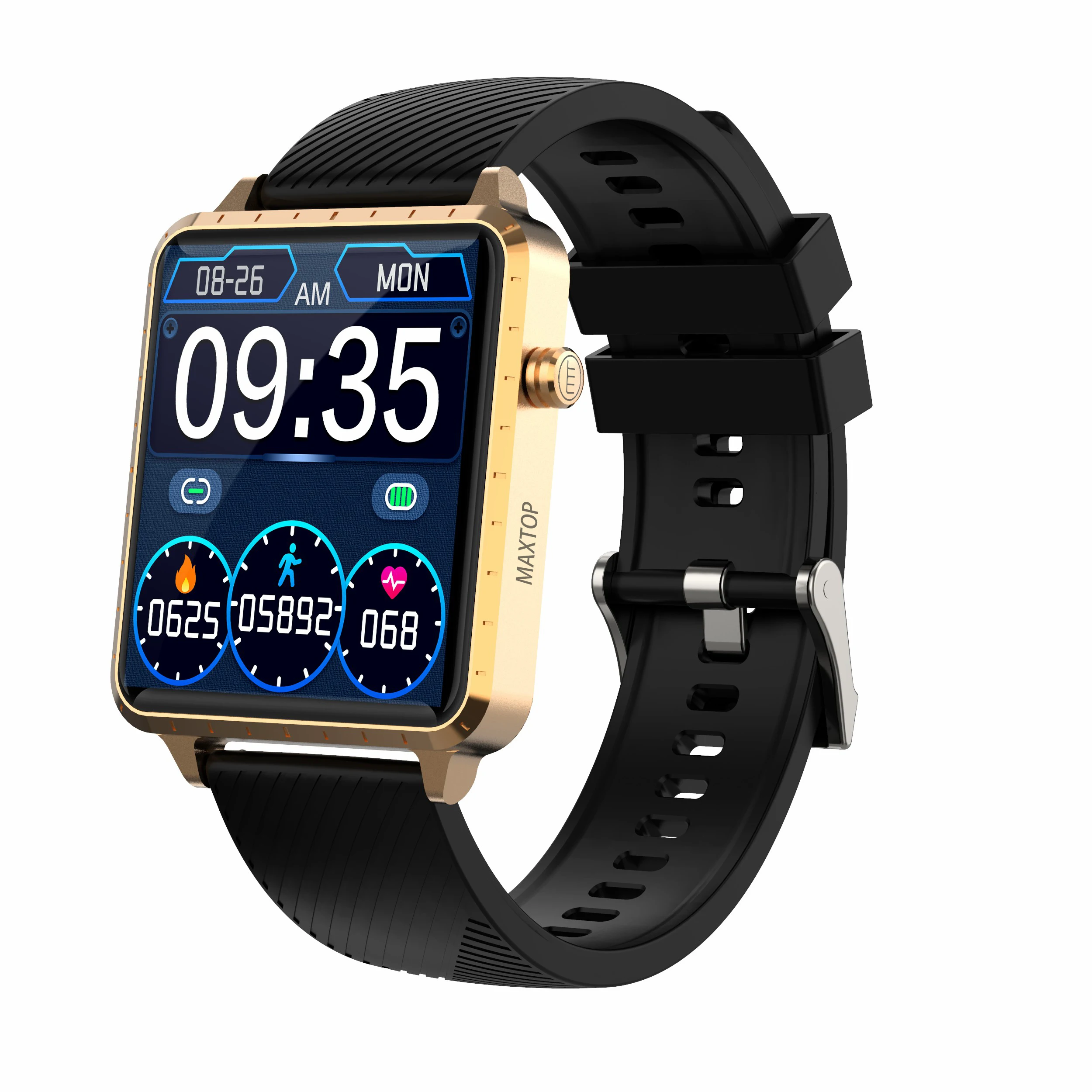 

Maxtop In Stock Intelligent Bracelet Life Waterproof Smart Watches Distance Calculate Relojes Smart Watch with Health Functions