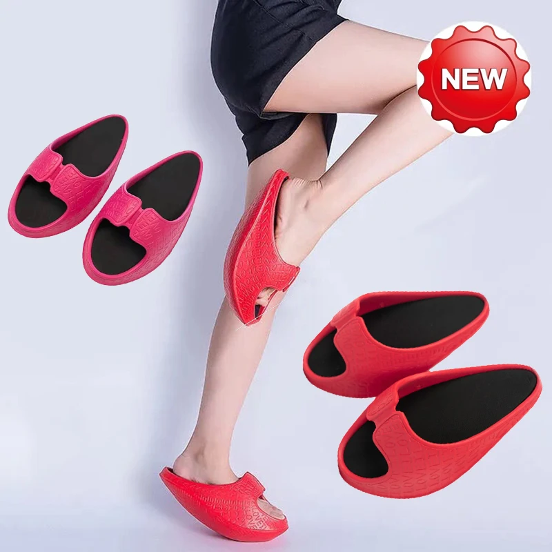 

Hot sale latest design correction legs thin legs fashion sports slipper yoga eva stovepipe slippers shake shoes