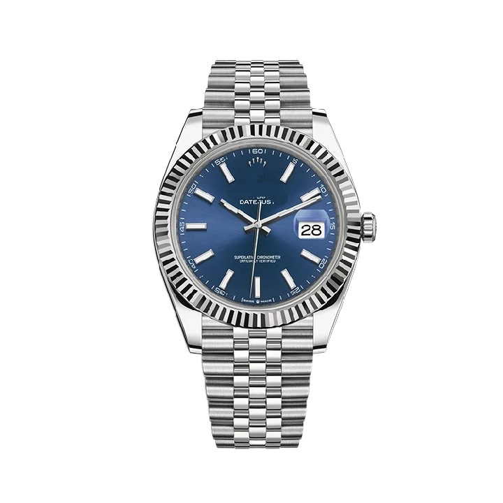 

Luxury Automatic 904L Stainless Steel Sapphire Mirror Glass Montre date jvst rolexeble watches