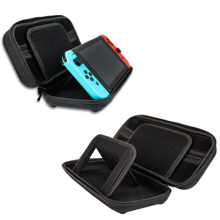 

Bag EVA Hard Travel Carrying Storage Case Cover for Nintendo Switch Console Stand Storage Bag, Black