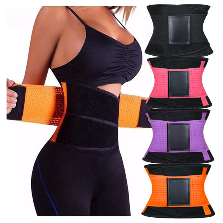 

Back Support Adjustable Hourglass Waist Trimmer Belt Dropshipping Drop Ship Waist Trainer, As shown