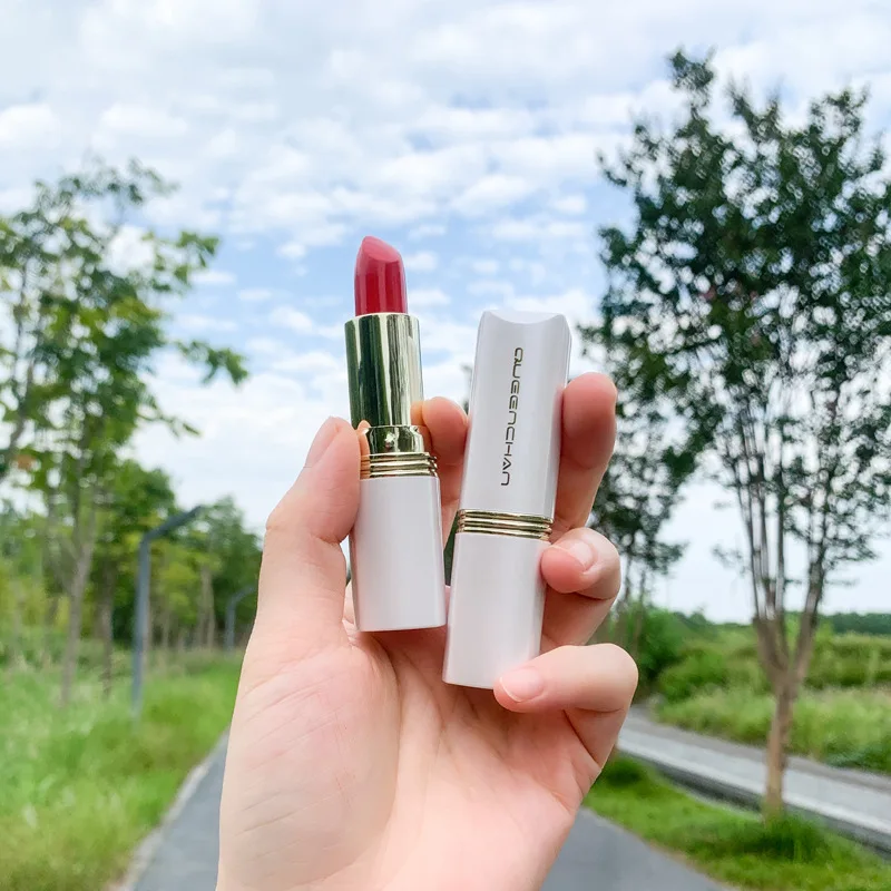 

Wholesale Little white jade lipstick 10 Colors Lipstick Velvet Matte Lasting Moisturizing Make Your Own Brand Cosmetic Lipstick, Customization welcome