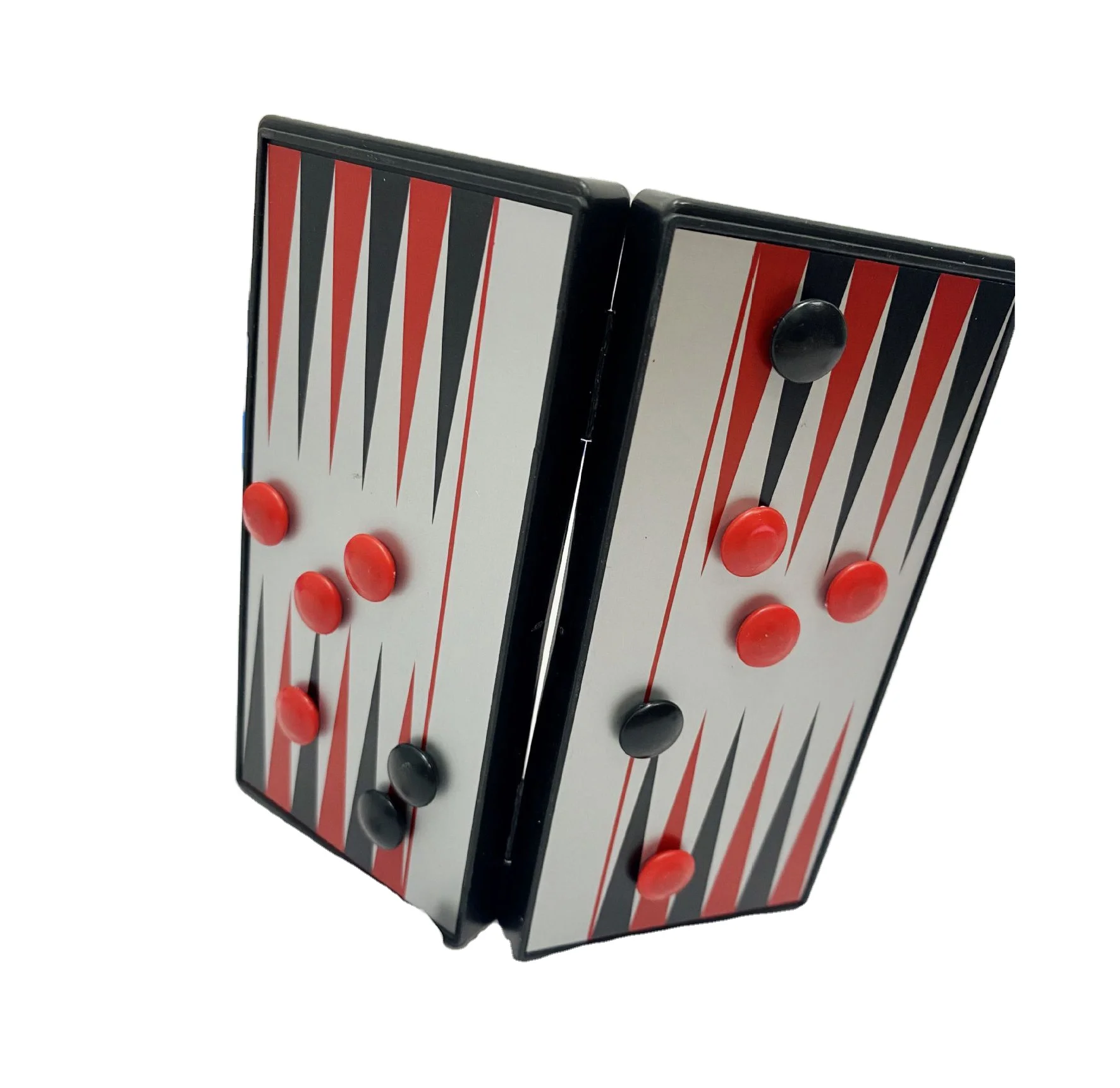 

Hot Sale 12.8*12.8*1 cm PP Backgamon Board Game Set mini Backgammon set Luxury