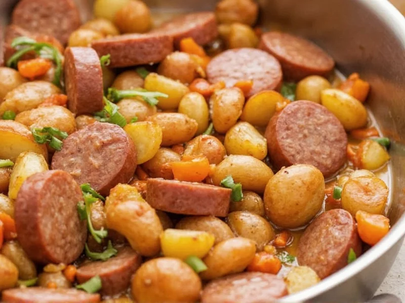 Easy Sausage and Potato Oven Dinner Recipe | 30 Minutes