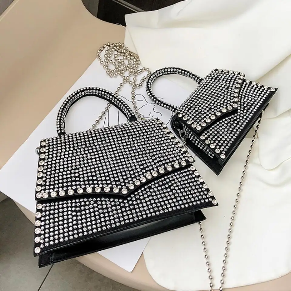 

2020 Latest Wholesale Popular Ladies Handbags Crossbody Bags Luxury Diamond Bags Purses For Women, Black,red,brown and customzied