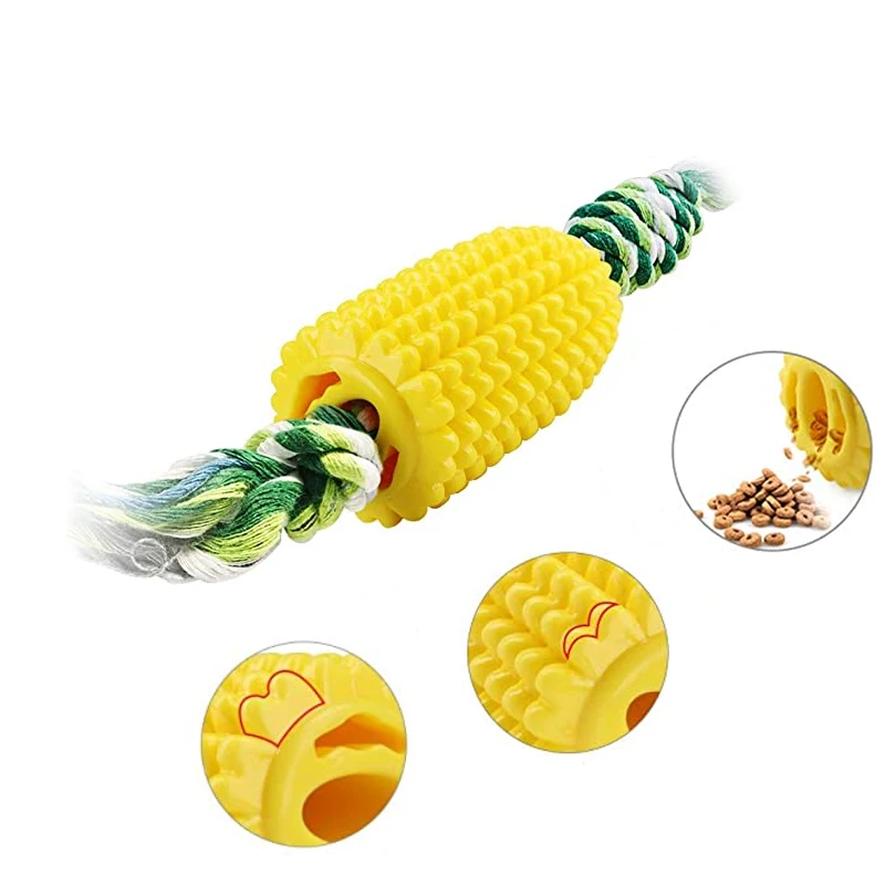 

Wholesales Corn Shaped Dogs Toys Rope Chew Toys, Yellow