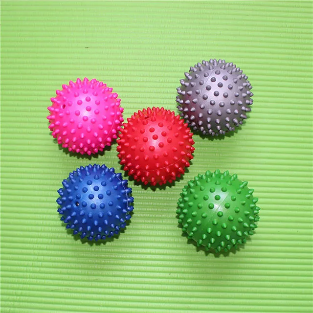 

Yoga Massage Ball Muscle Relaxation Fascia Ball Fitness Soft Spiky Massage Balls, 8color