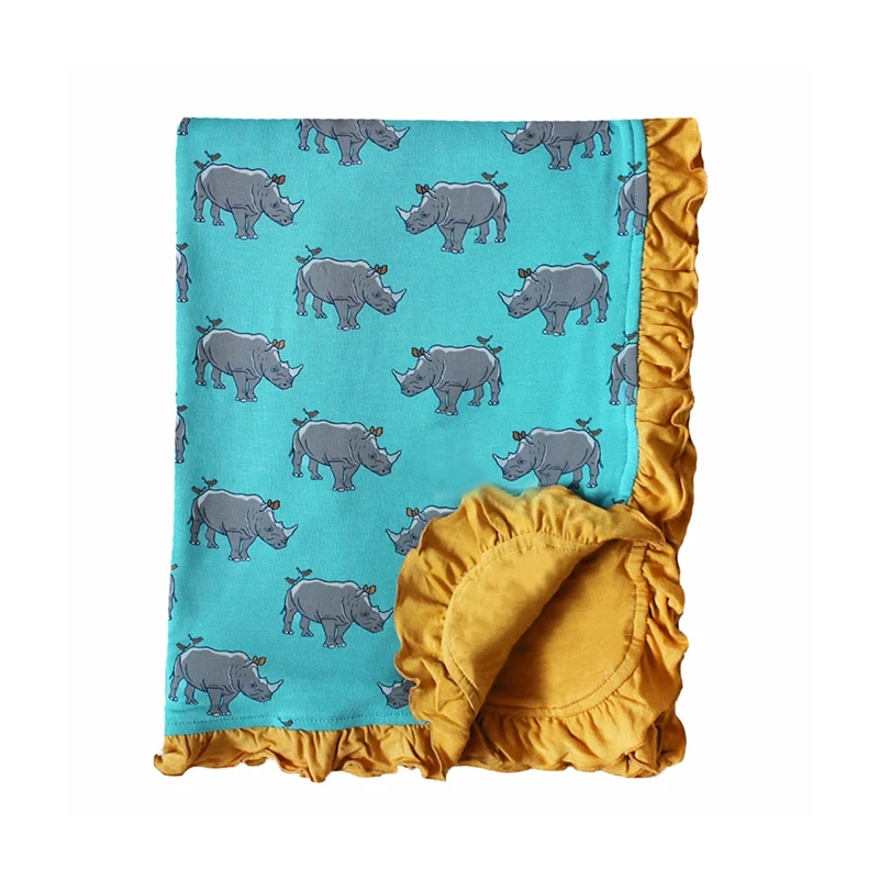 Custom Baby Organic 95bamboo Viscose 5spandex Blanket Baby Nature