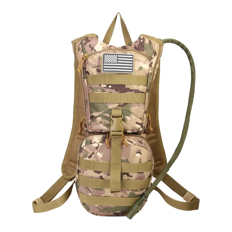 

LUPU High quality customized military backpack wholesale hydration backpack nylon hydration pack, Black