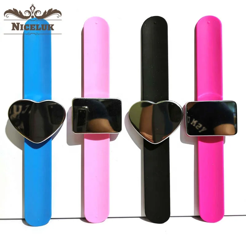 

Niceluk custom private label magnet salon silicone magnetic hair clip sewing pin holder wrap wristband bracelet tool for hair, As request