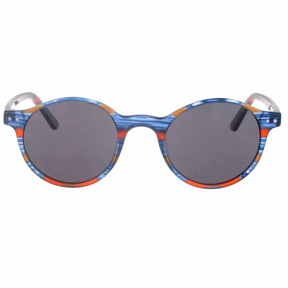 Fashion ladies acetate round sunglass mazzucchelli low moq