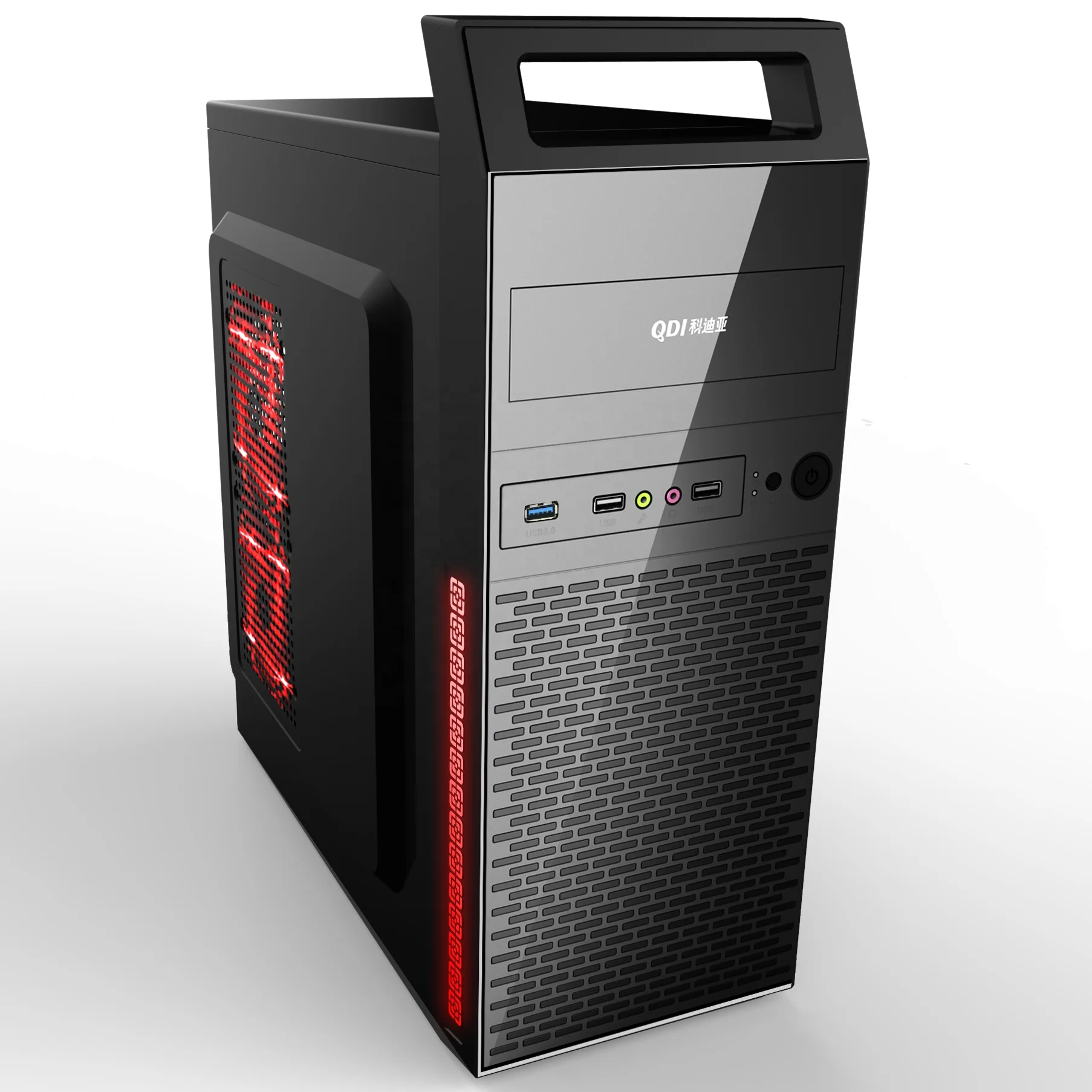 

Computer mainframe desktop computer case home office standard large box supports large size case, Black
