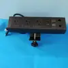 AU plug multimedia power and data clamp on desk edge socket with USB type-C rj45 VGA/table edge mounted socket for standing desk