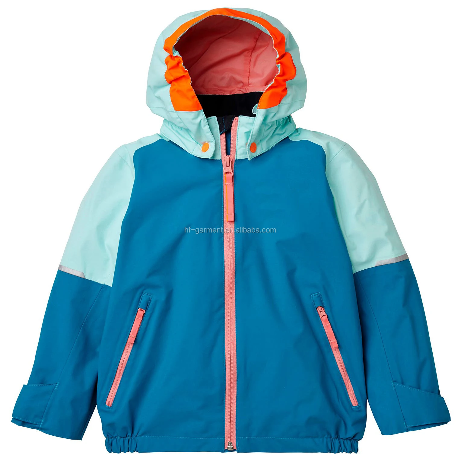 2021 Custom Kids Outdoor Wear Boys Ski Jacket Waterproof Insulated For