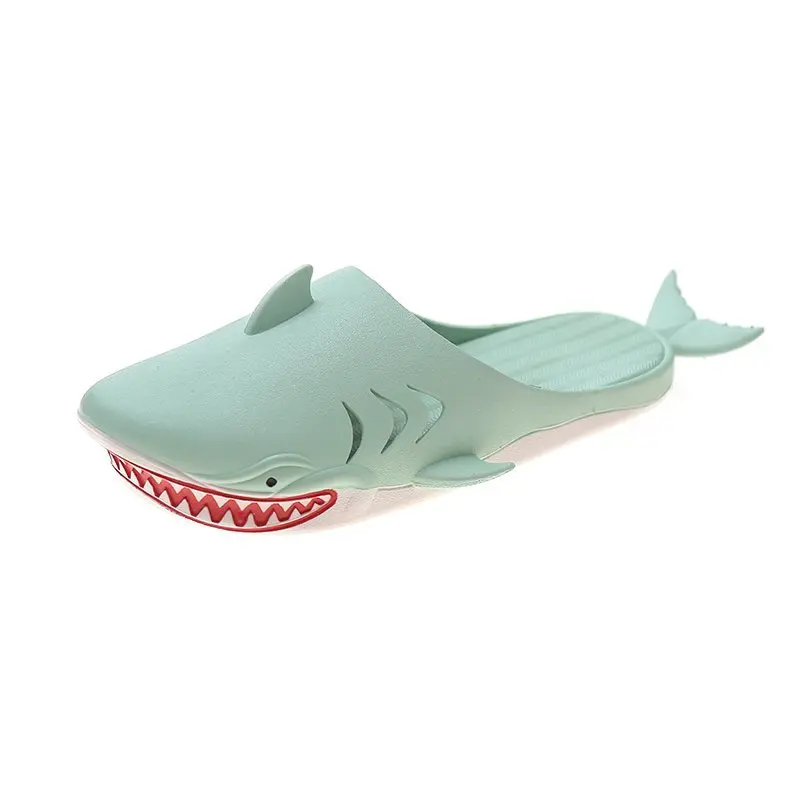 

Custom Winter Shark shape Unisex Cartoon Printing Antiskid Thickened Slippers For Women Women Indoor Bathroom Slipper