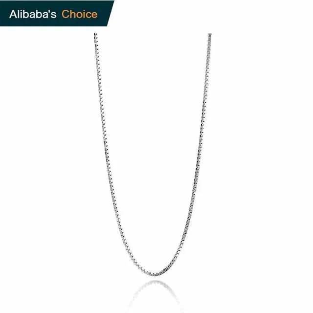 

2018 Trending Products Silver Chain Fashionable Simple Style 925 Sterling Silver Necklace, Picture