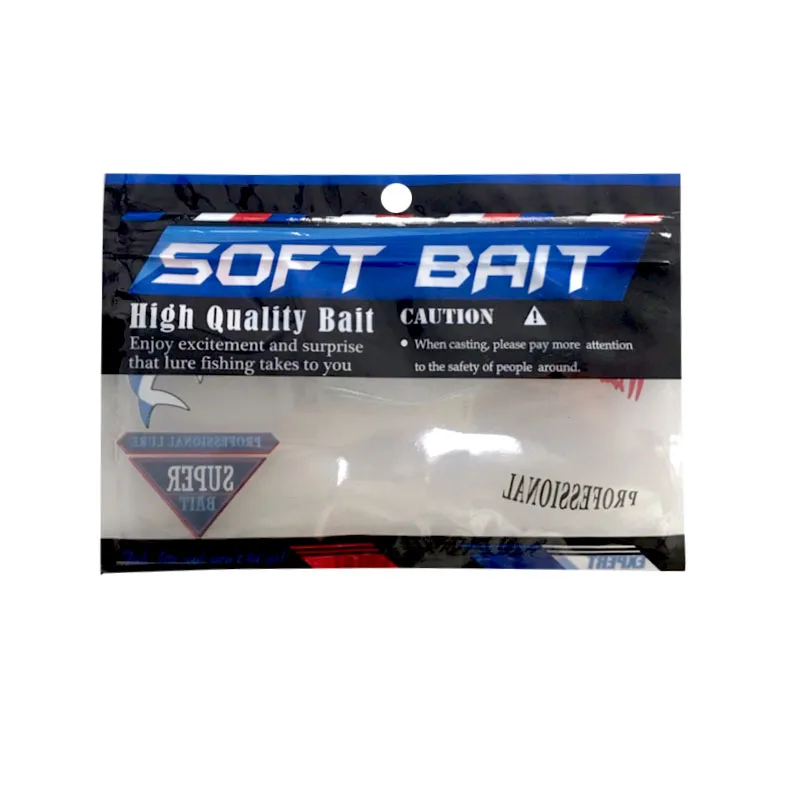 

Plain Package for Soft Fishing Lure 3 Kinds of Design Soft Fish Lure Plastic Bag Fishing Tackle Bait Packaging Bag Afishlure, 4 different colors and designs for choice
