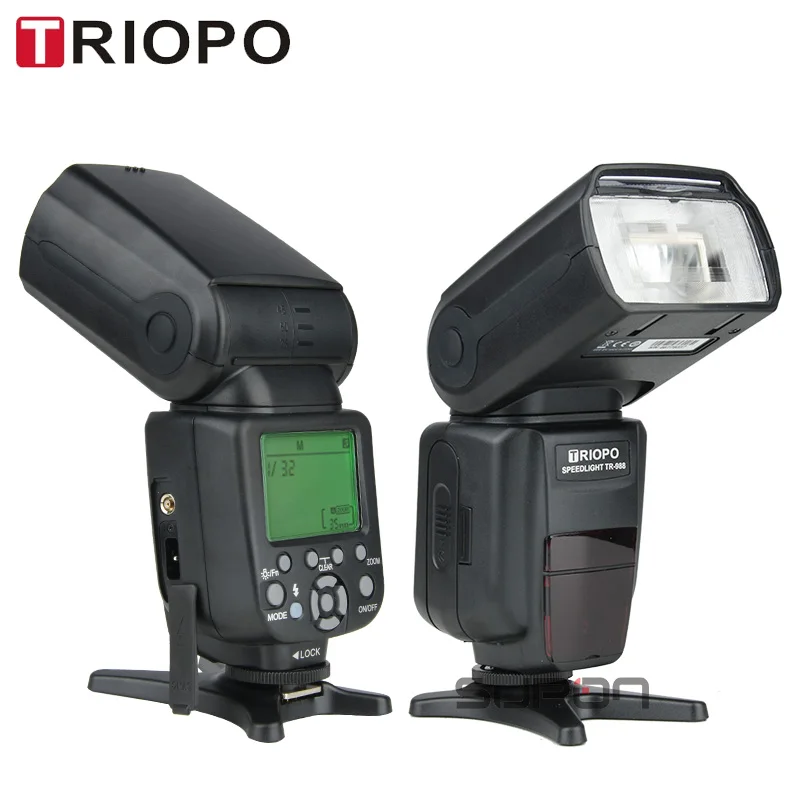 

TRIOPO TR-988 Flash Professional Speedlite TTL Camera Flash with High Speed Sync for Canon Nikon Digital SLR Camera