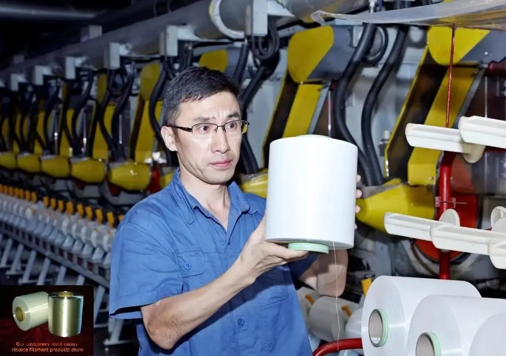 
JWK1428 Continuous Viscose filament spinning machine viscose filament yarn plant 