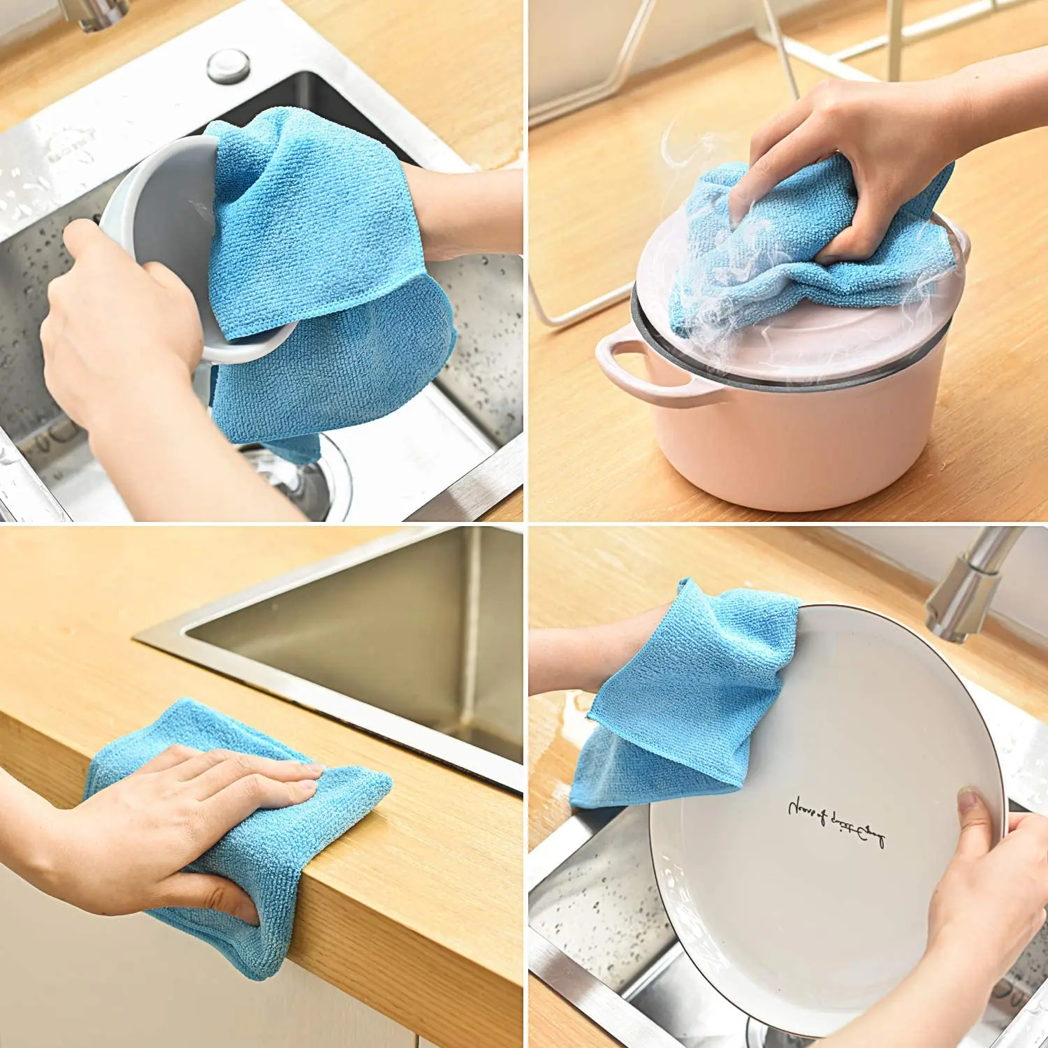 Microfiber cleaning towel 