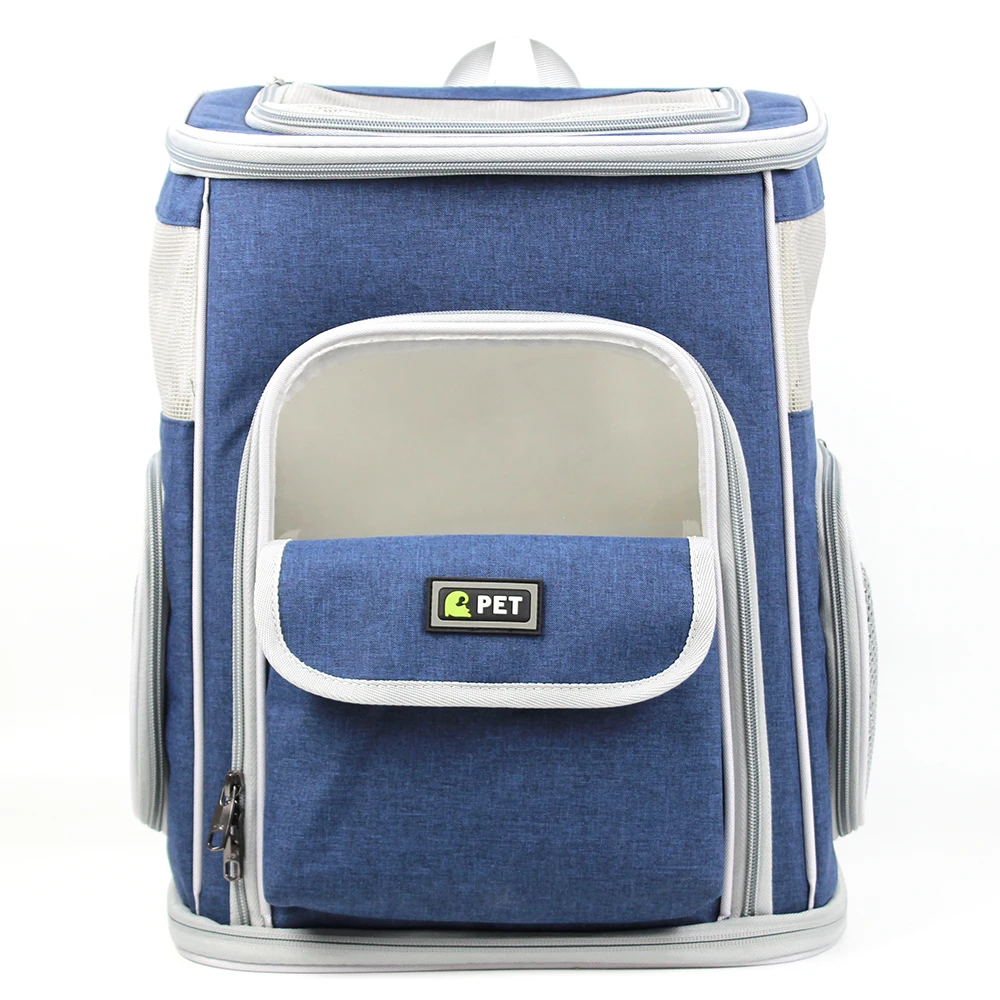 

High-quality Oxford pet backpack eco-friendly breathable comfortable dog bag new hot-selling cat bag, Customized color