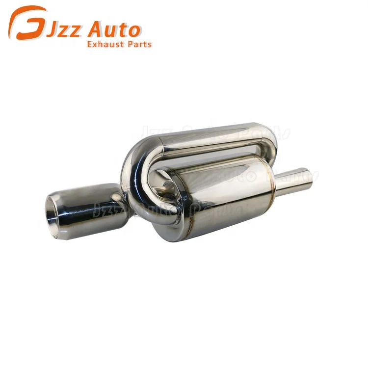 JZZ auto parts automobiles cars sports stainless steel race muffler exhaust