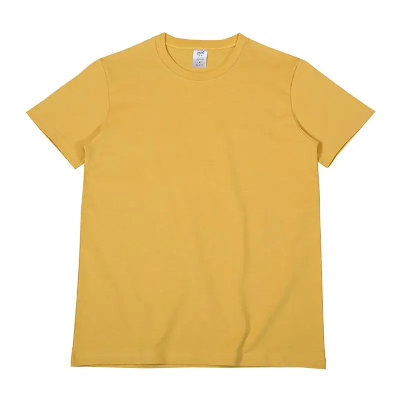 

Fashion Thick Tshirt Custom 100% Cotton Mens Tshirts oversize custom embroided logo t shirt men