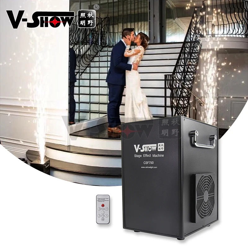 

2pcs machine with case 110V/220V AC50/60 Hz Voltage and dmx Control mode IR control cold spark wedding machine