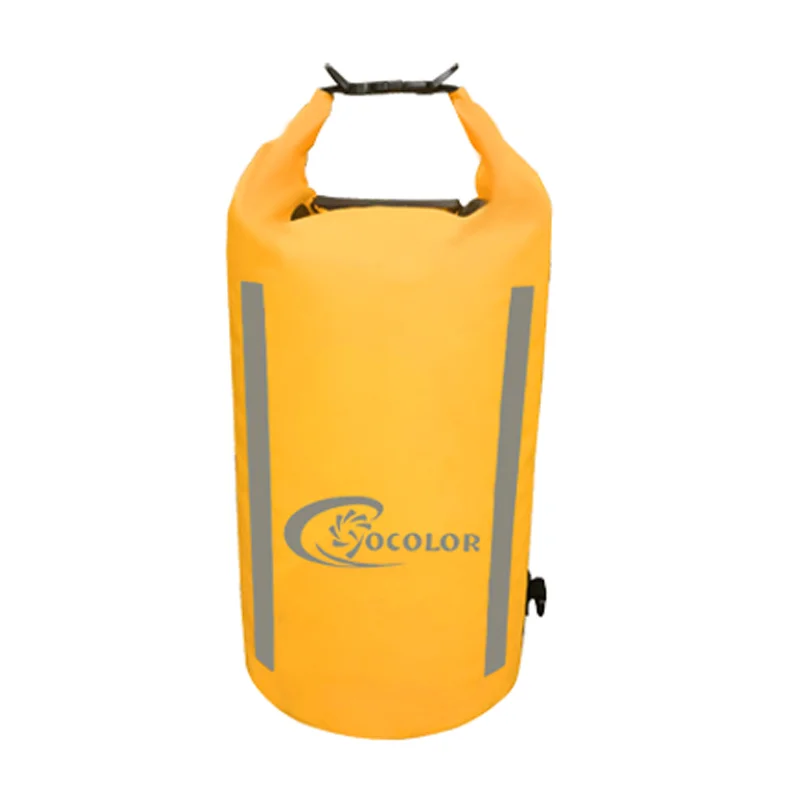 

Good Quality Factory Directly Supply 500D PVC Tarpaulin Roll Top Waterproof Dry Bag Backpack Ocean Pack, Customized color