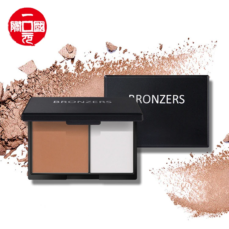 

Private label highlighter palette Wholesale Small MOQ Single Highlighter Pressed Powder Makeup highlighter palette