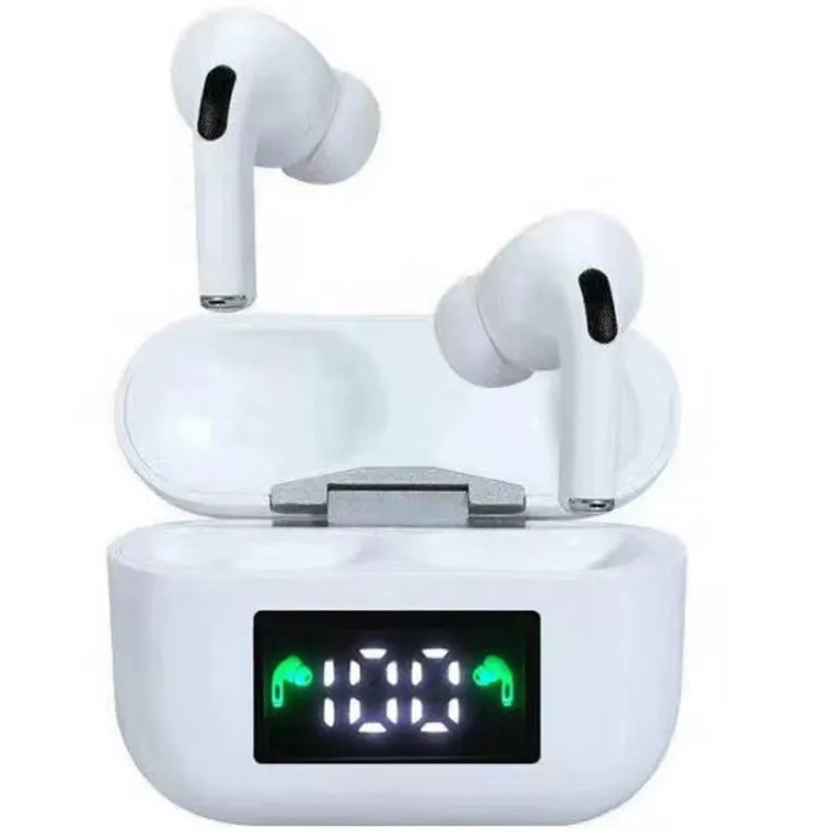 

2021 New Style TWS Airs Pro 3 With LED Display i58 i68 Earbuds OEM V5.0 Smart Battery ANC Earphone i58 earphone, White;black