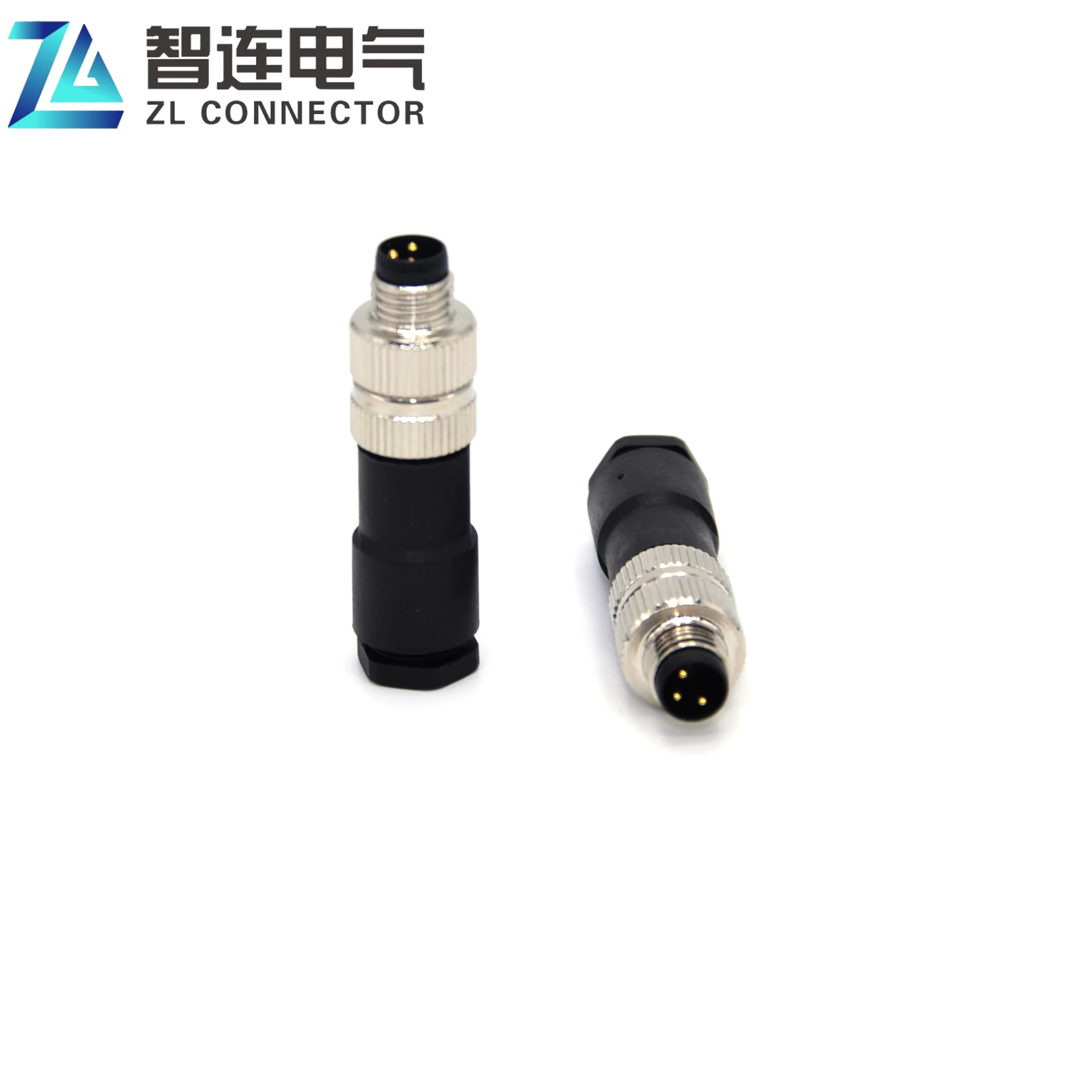 Waterproof M8 3Pin 4Pin 5Pin 6Pin 7Pin 8Pin IP67 Male Female Screw Circular Assembly Industry Connector Plug Cable Mount