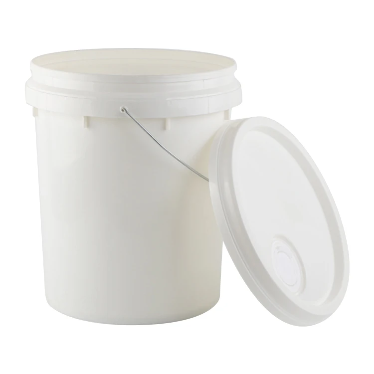 5 Gallon Plastic Paint Bucket With Lids Handle 20 Liter Pail Barrel